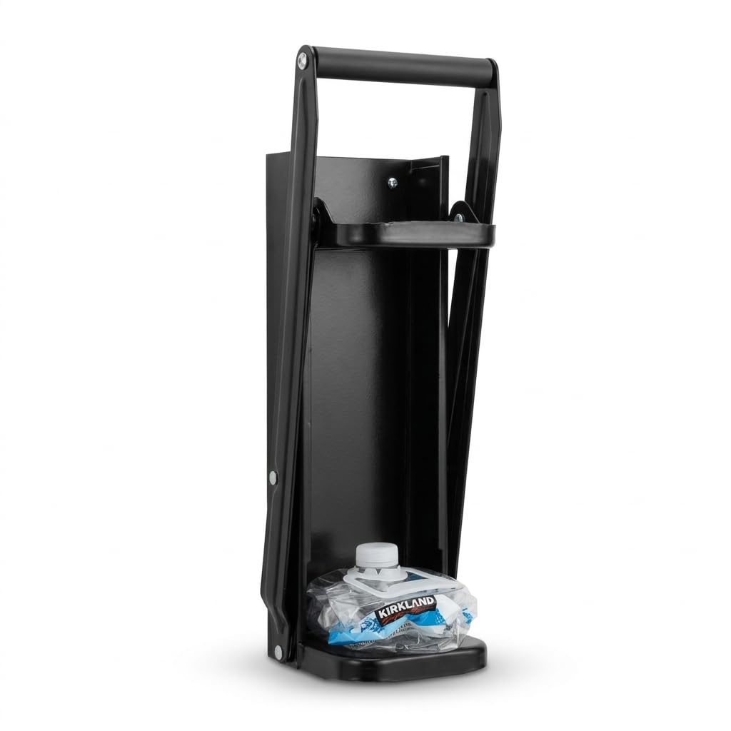 Heavy Duty Metal Can Crusher Bottle Crusher, Wall Mounted, Black T8616