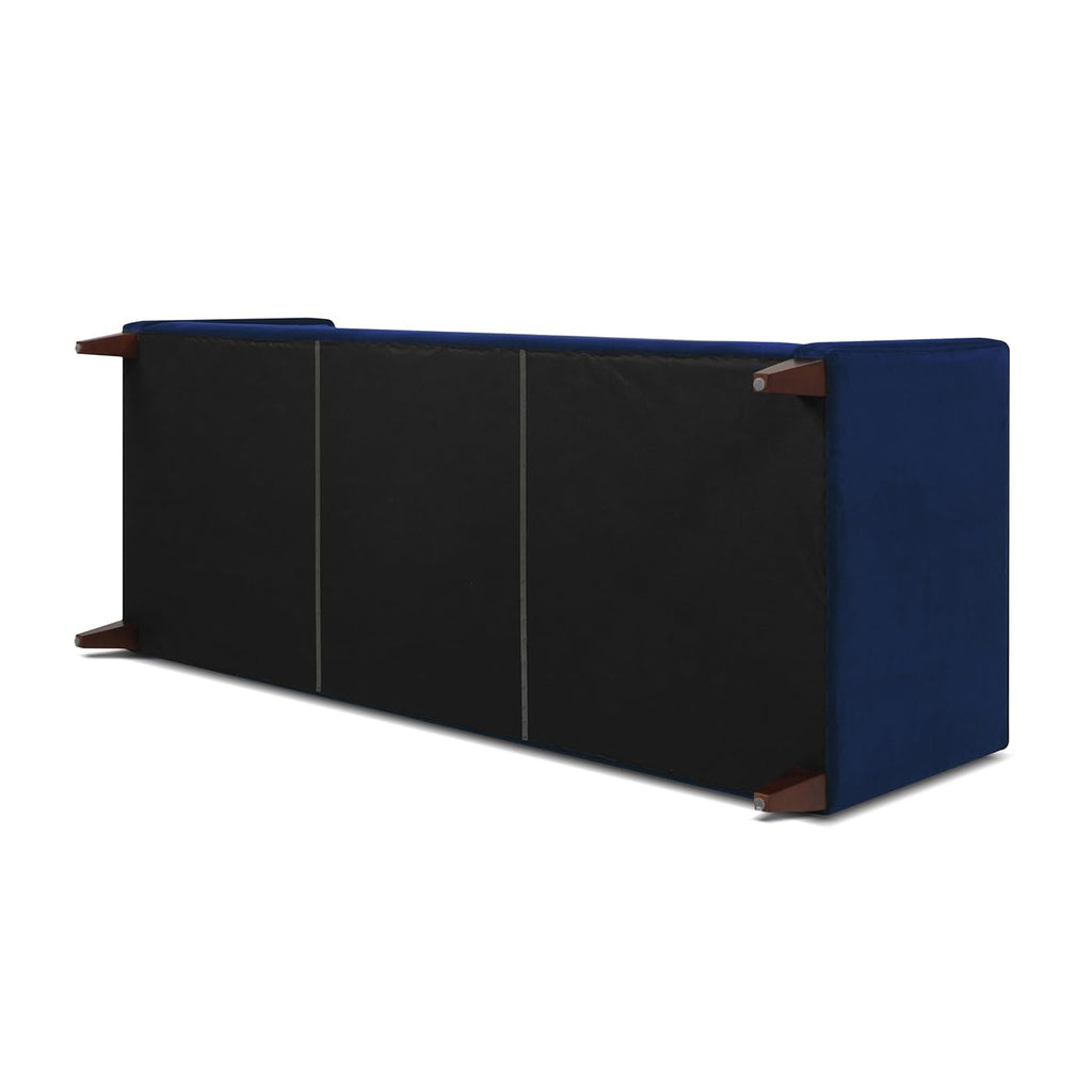 84" Navy Blue Velvet Tufted Sofa O8025