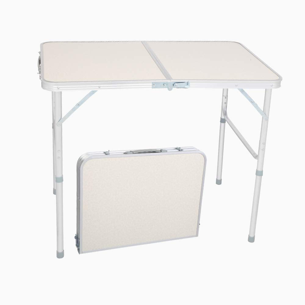 3FT Aluminum Folding Table with Carrying Handle B5357
