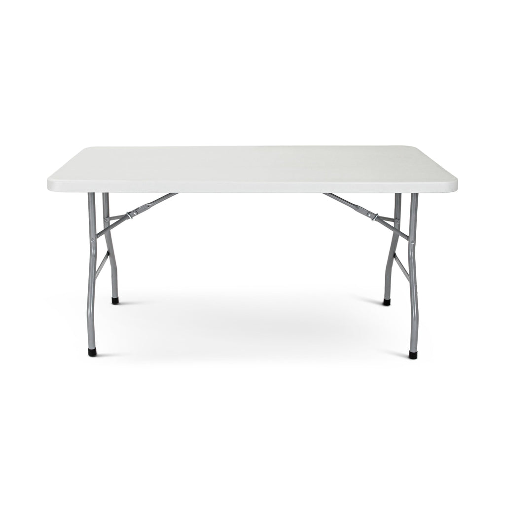 Rectangular Heavy-Duty Folding Table with Steel Frame N703082