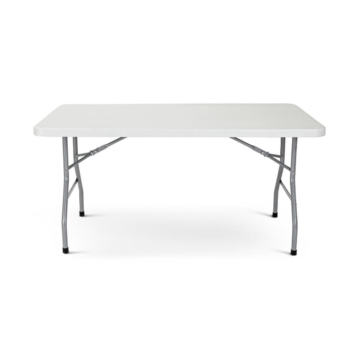 Rectangular Heavy-Duty Folding Table with Steel Frame N703082