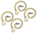 4 Pack 36 inch Grade 70 Trailer Safety Chain with Clevis Snap Hook K434