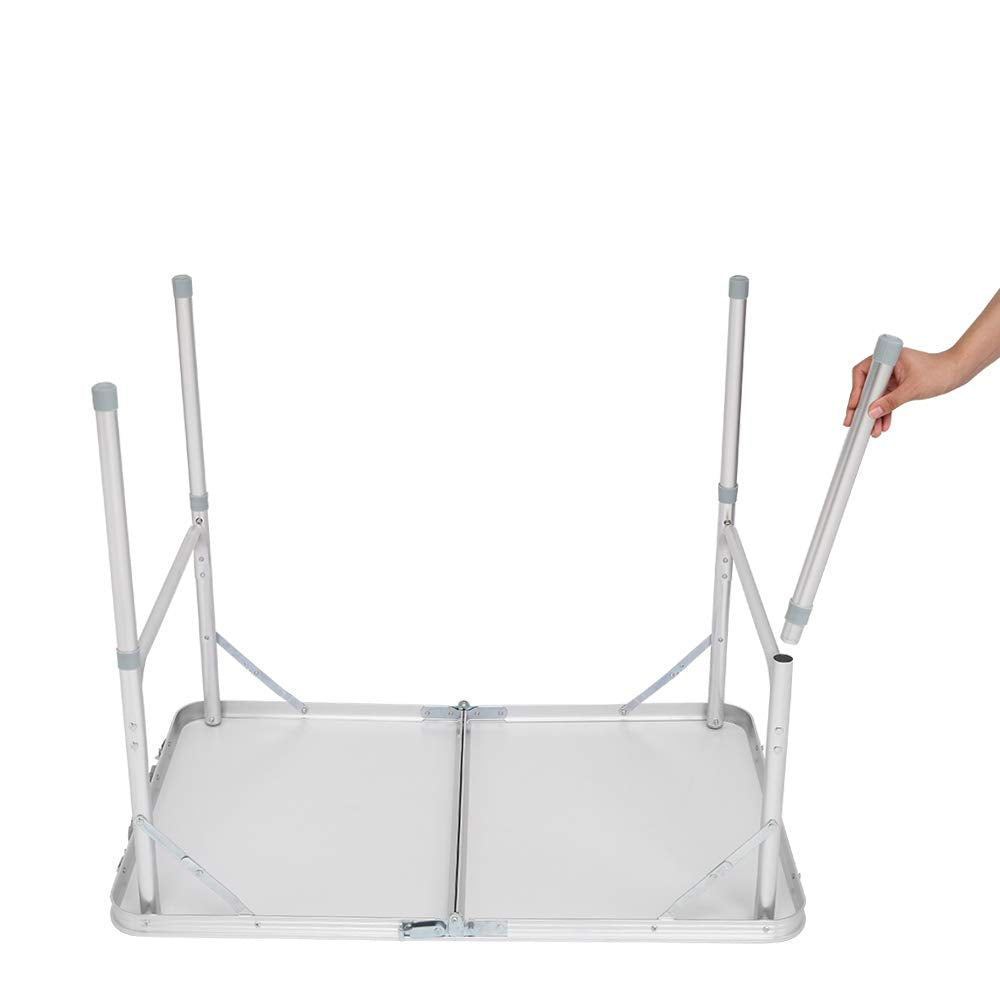 3FT Aluminum Folding Table with Carrying Handle B5357