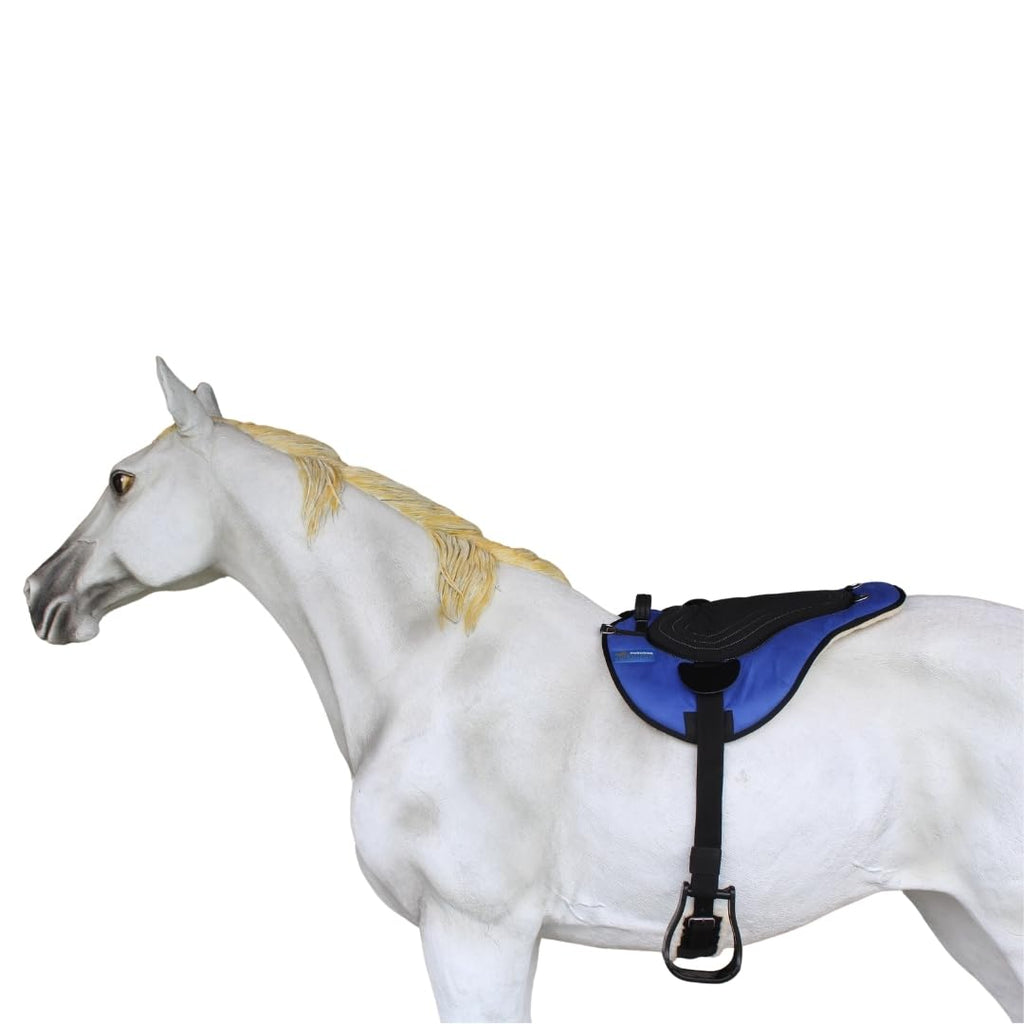 Fleece Padded Bareback Pad with Cinch Royal Blue A7316