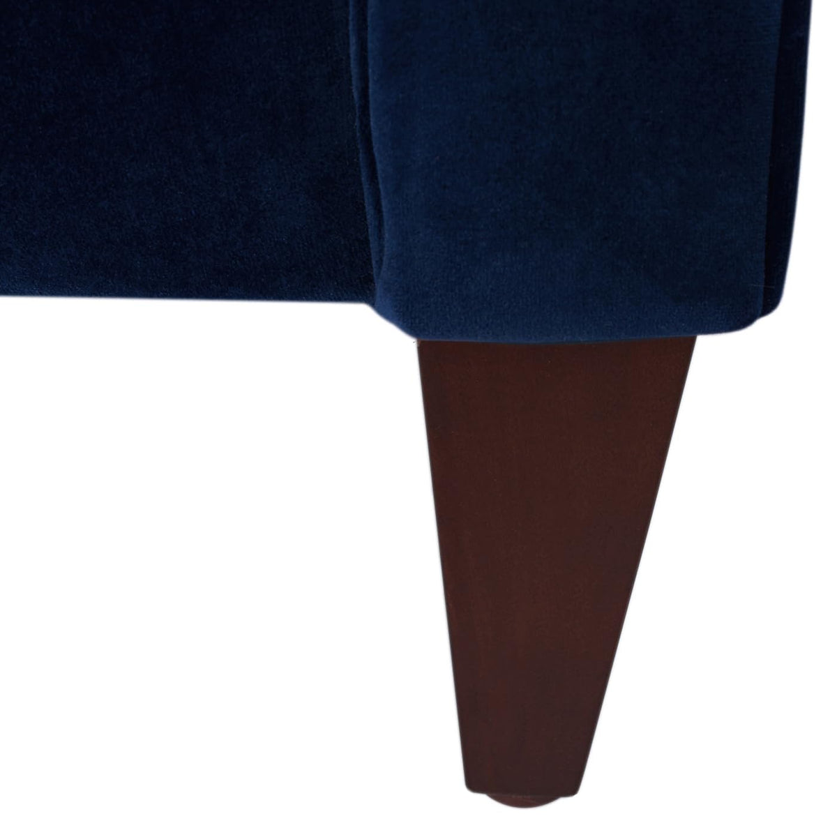 84" Navy Blue Velvet Tufted Sofa O8025