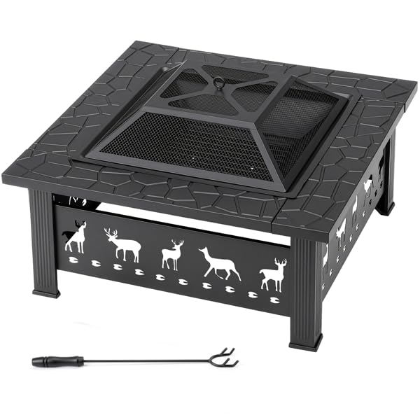 32-inch Square Wood-Burning Stove X360095