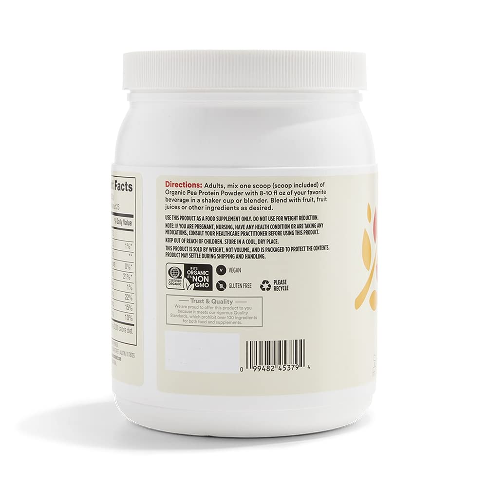 Organic Pea Protein, 16 Ounce U597278