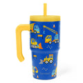 20oz Insulated Stainless Steel Tumbler with Handle and Straw Lid A49032