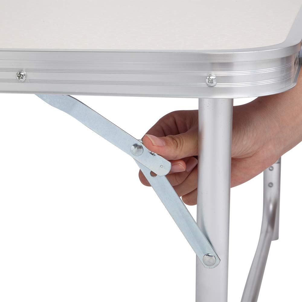 3FT Aluminum Folding Table with Carrying Handle B5357