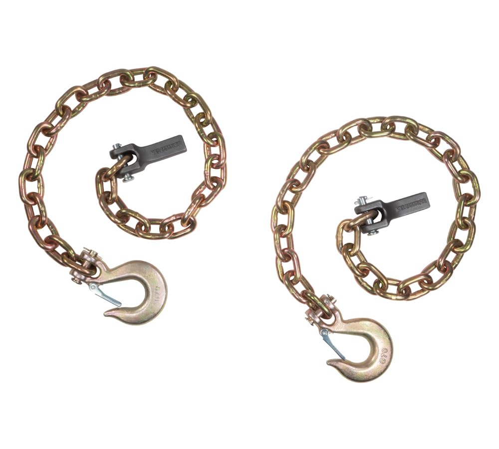 4 Pack 36 inch Grade 70 Trailer Safety Chain with Clevis Snap Hook K434