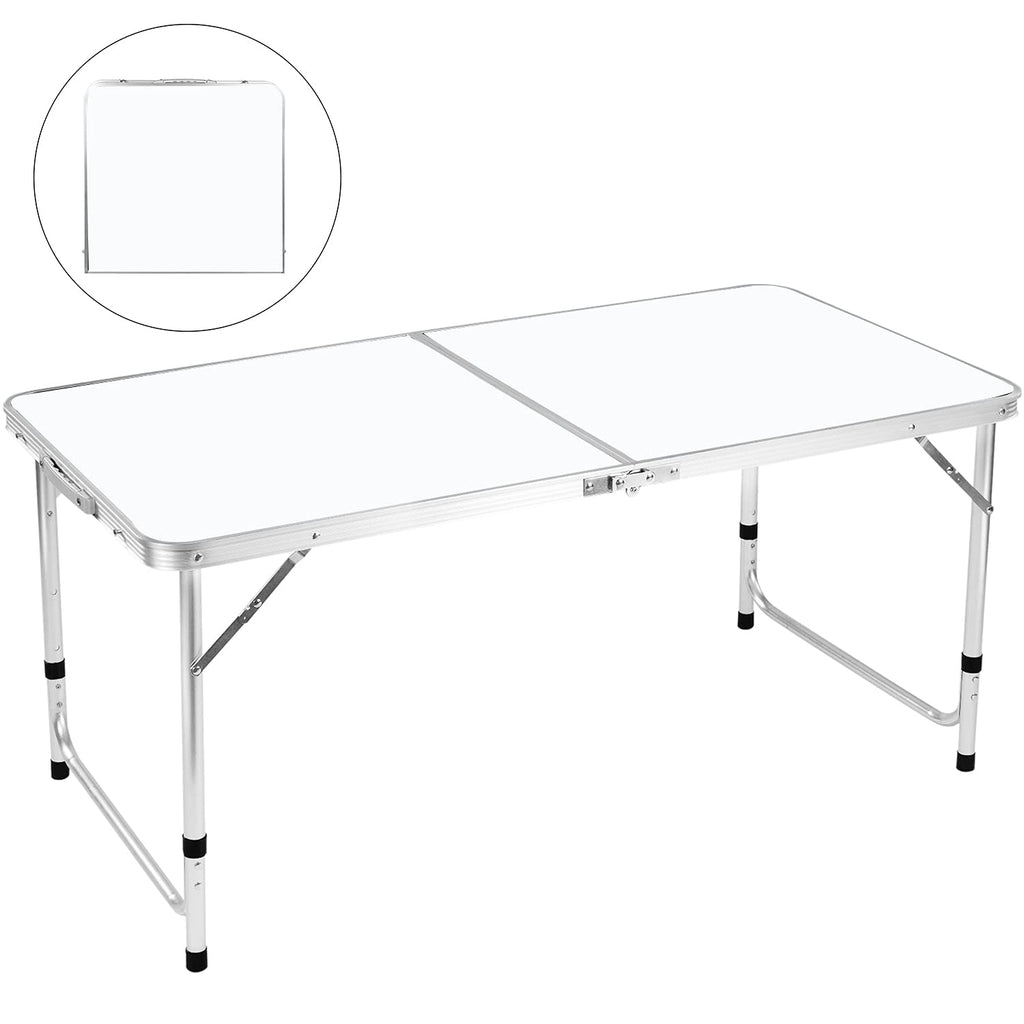 4 FT Aluminum Height Adjustable Folding Camping Table F904983