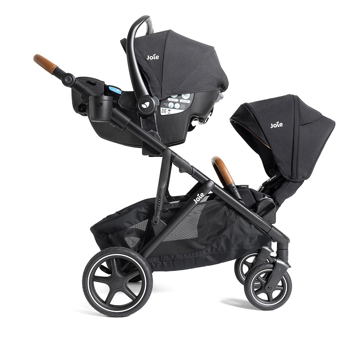 Convertible Single-to-Double Stroller & Travel System A969