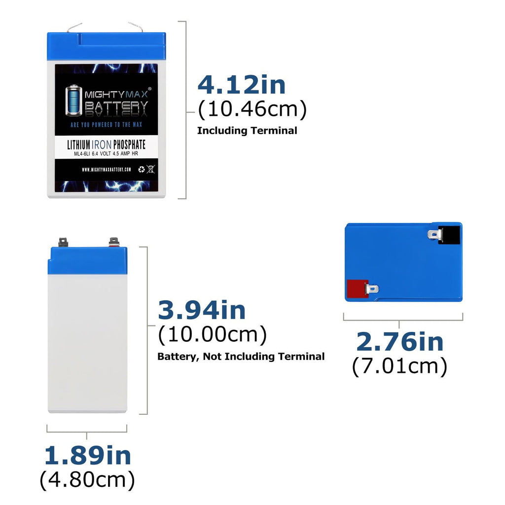 6V 4.5AH Lithium Replacement Battery Q830
