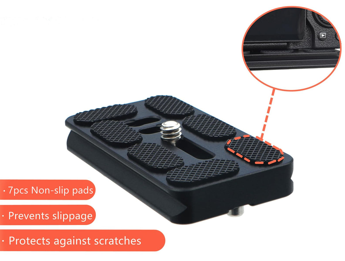 70mm Aluminum Quick Release Plate with 1/4" Screw Y36402