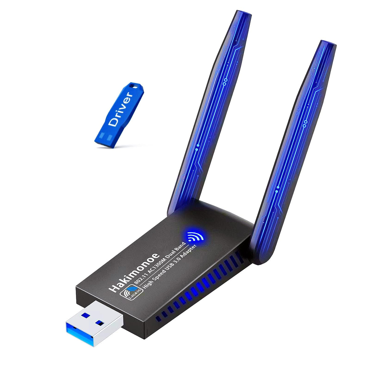 USB 3.0 AC1300Mbps Dual Band WiFi Adapter K33193