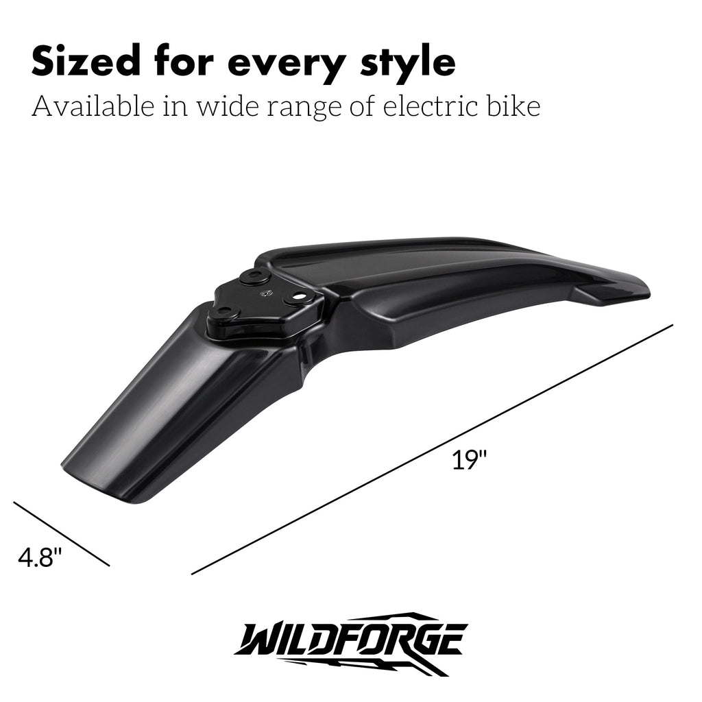 Electric Bike Front Fender Mud Guard O984