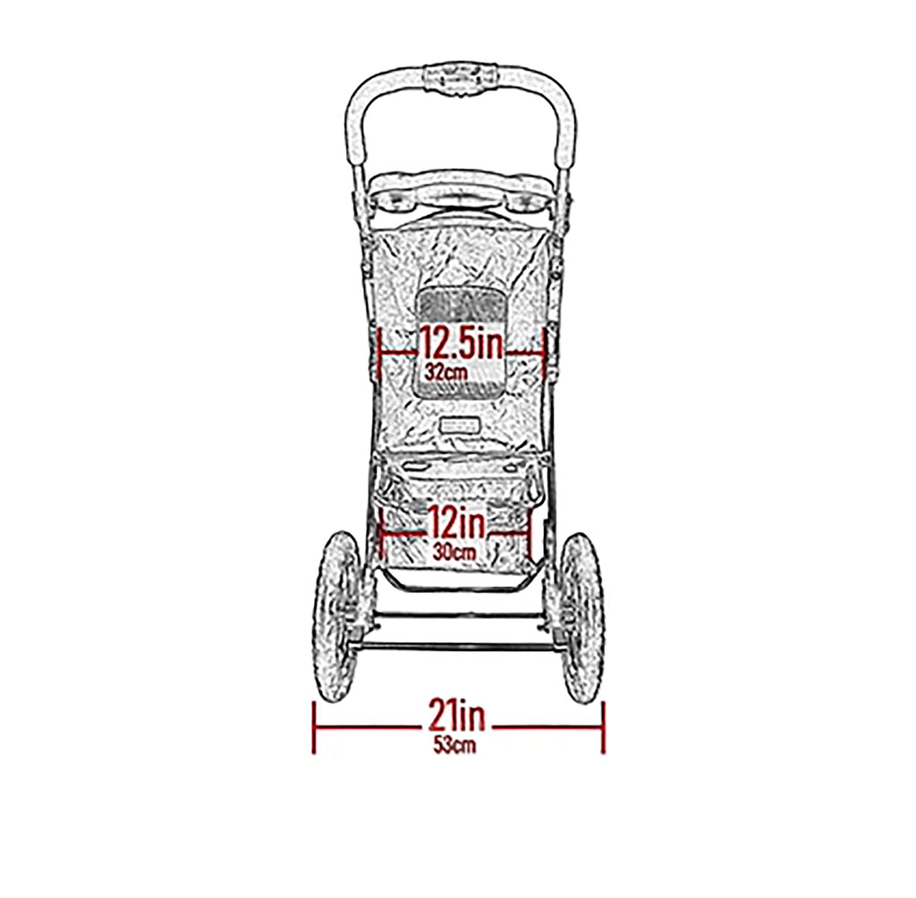 Spotted Pet Stroller F1653