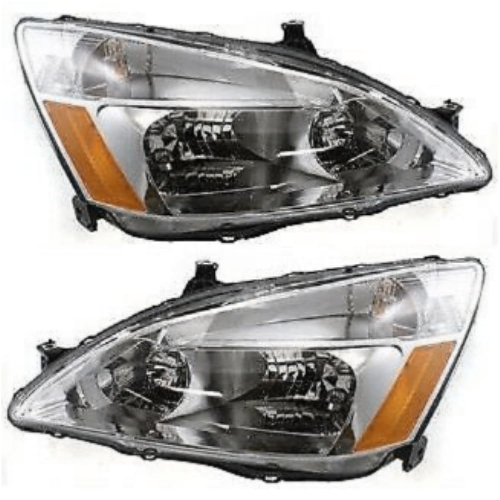 Headlight Set Left Right Clear Lens W380
