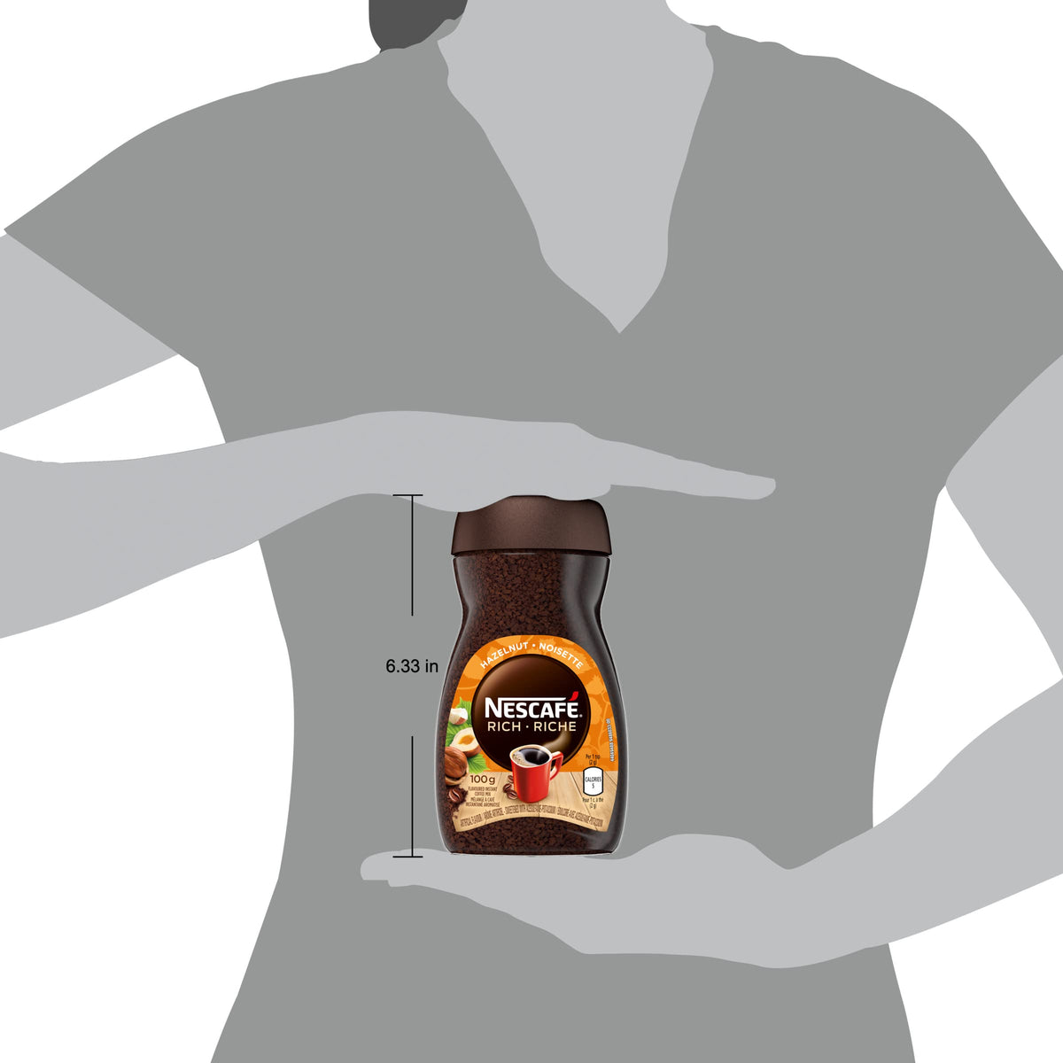 Instant Coffee 100g Hazelnut X4749