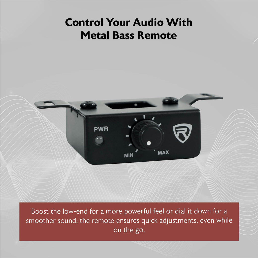 10" Slim Under-Seat Powered Car Subwoofer Q39596