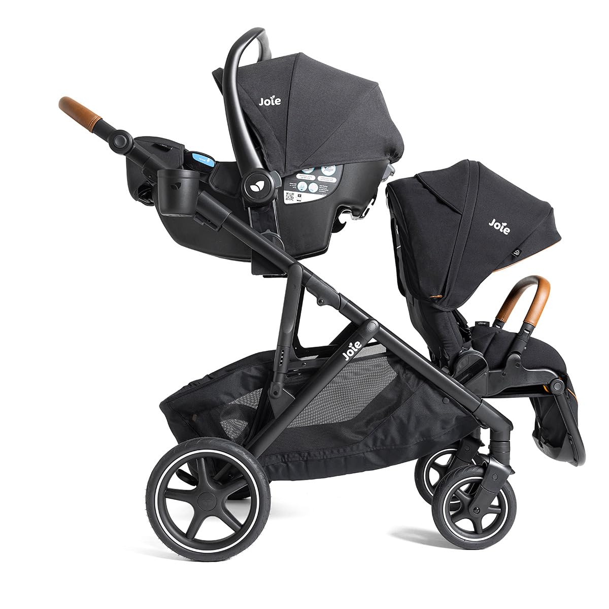 Convertible Single-to-Double Stroller & Travel System A969