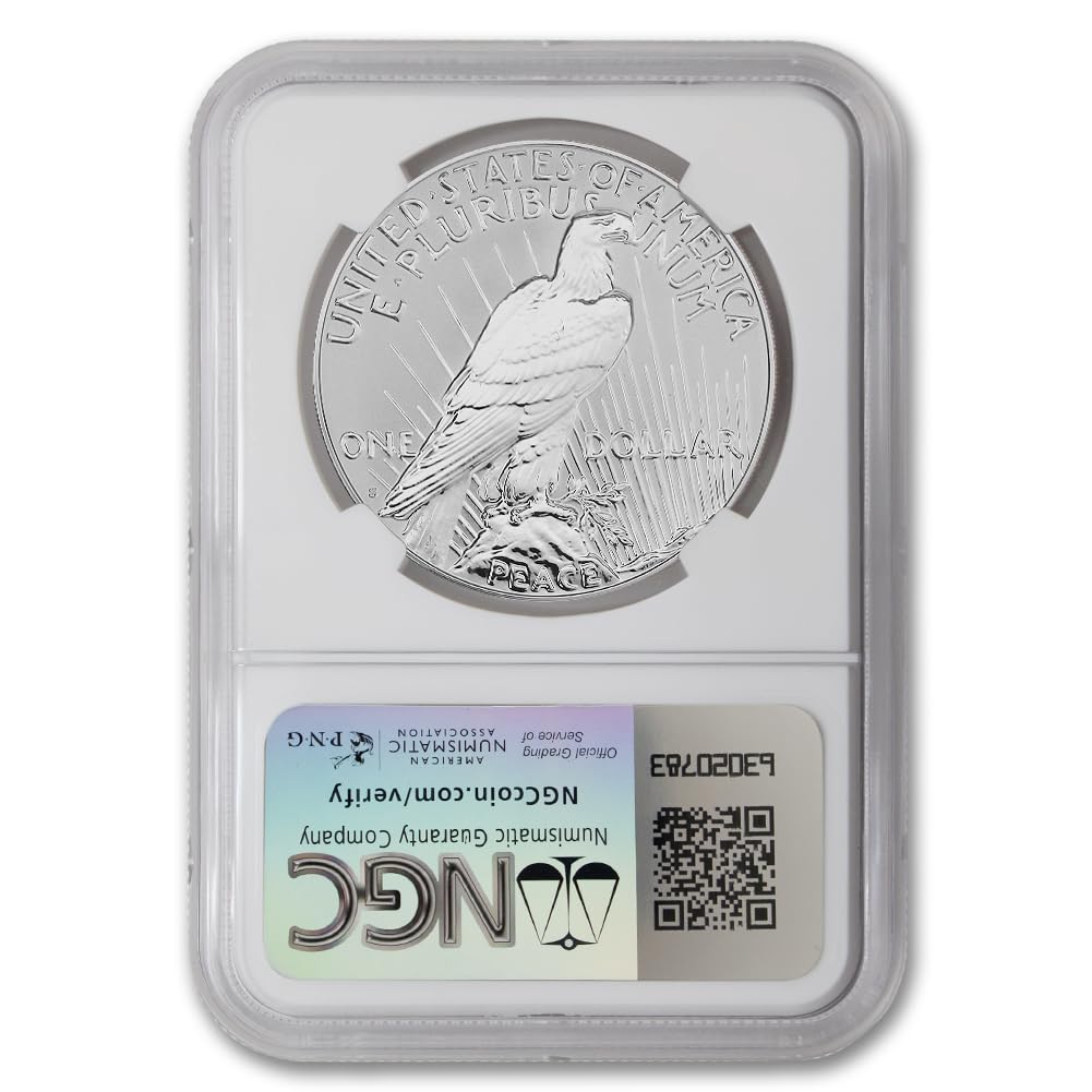 Set of 2 American Silver Morgan and Peace Dollar L7229