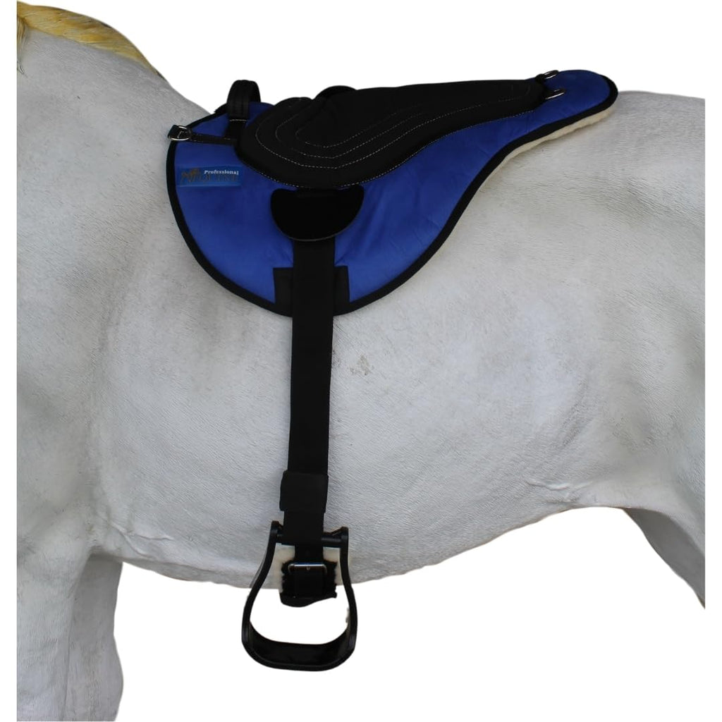 Fleece Padded Bareback Pad with Cinch Royal Blue A7316