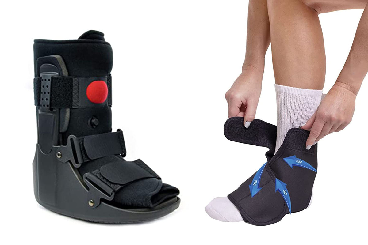 Short CAM Walker Boot with Reusable Ice Pack A784