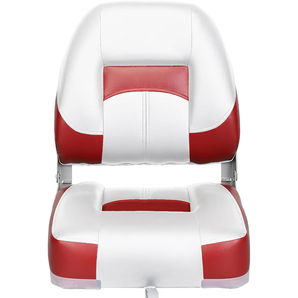 Two Tone Low Back Folding Boat Seat T2643