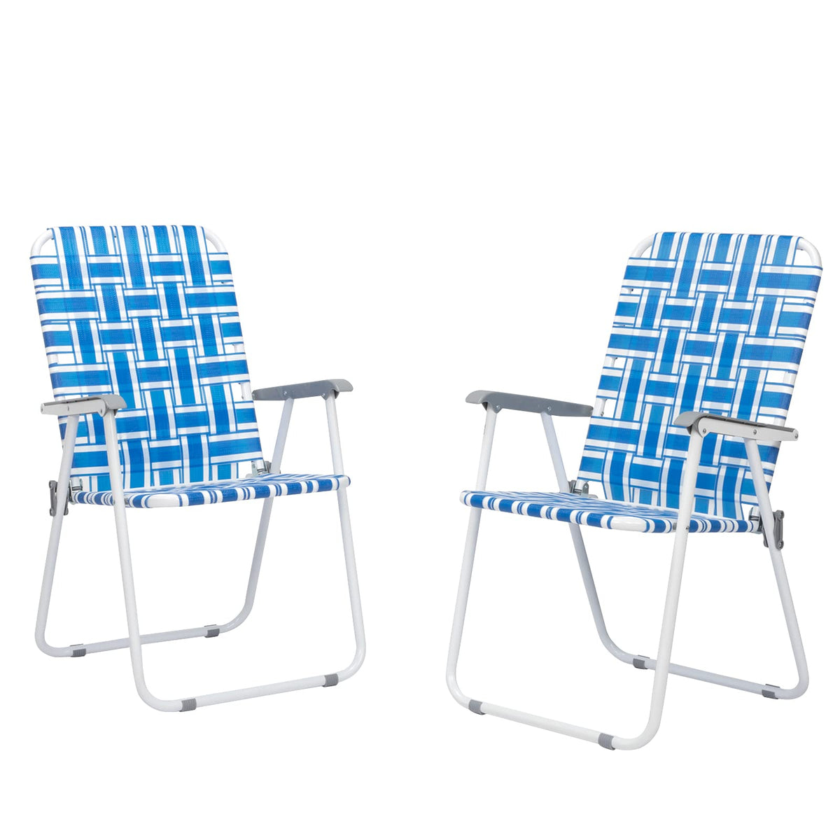 Webbed Folding Chairs Set of 2 S499522