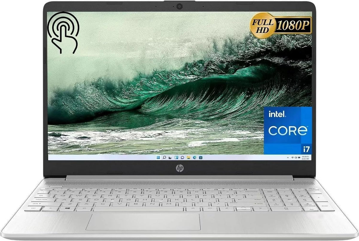 15.6" Full HD Touchscreen Laptop, 16GB RAM, 1TB SSD, Intel Core i7, Natural Silver Q498915