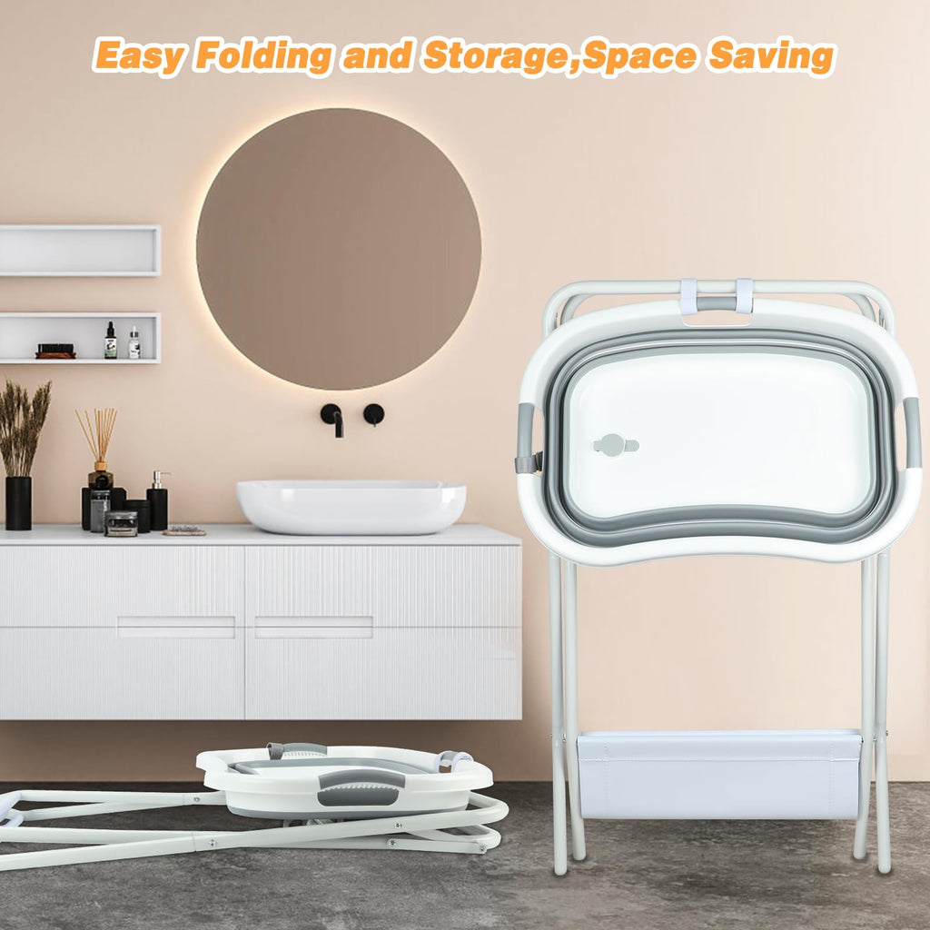 Portable Collapsible Dog Bathtub H4817