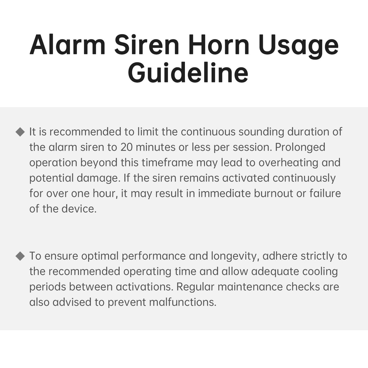 Car Siren Vehicle Horn with Mic PA Speaker System DC 12V Y961320