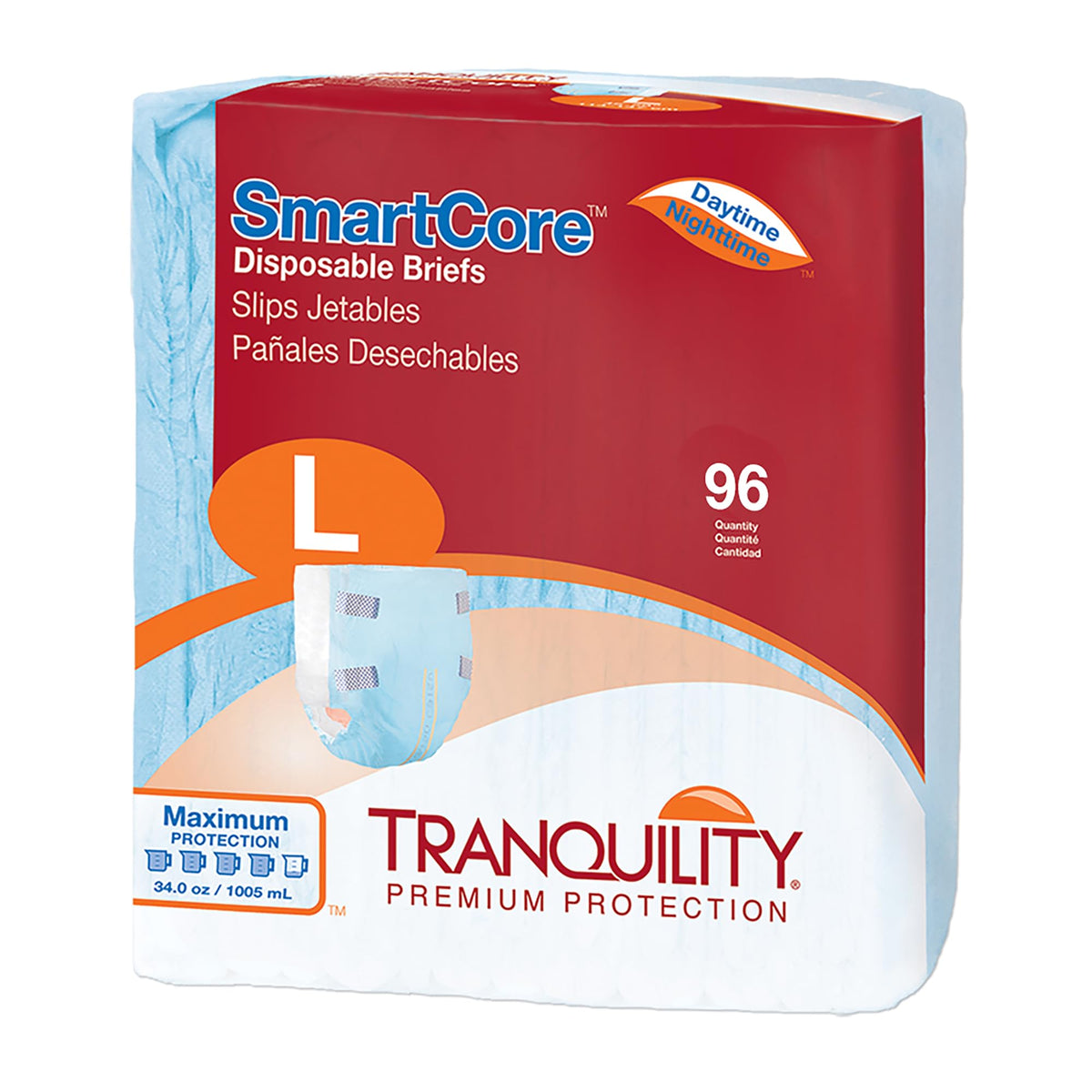 Adult Diapers with Tabs, Large, 96 Ct N5944