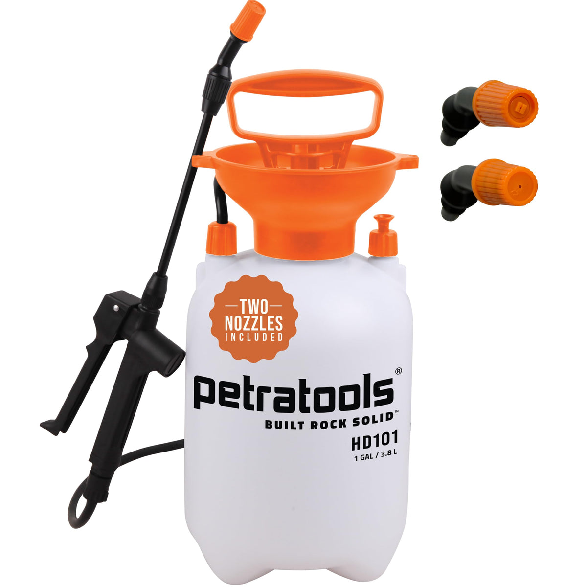 1 Gallon Garden Pump Sprayer with 52-in Hose & 2 Nozzles I758