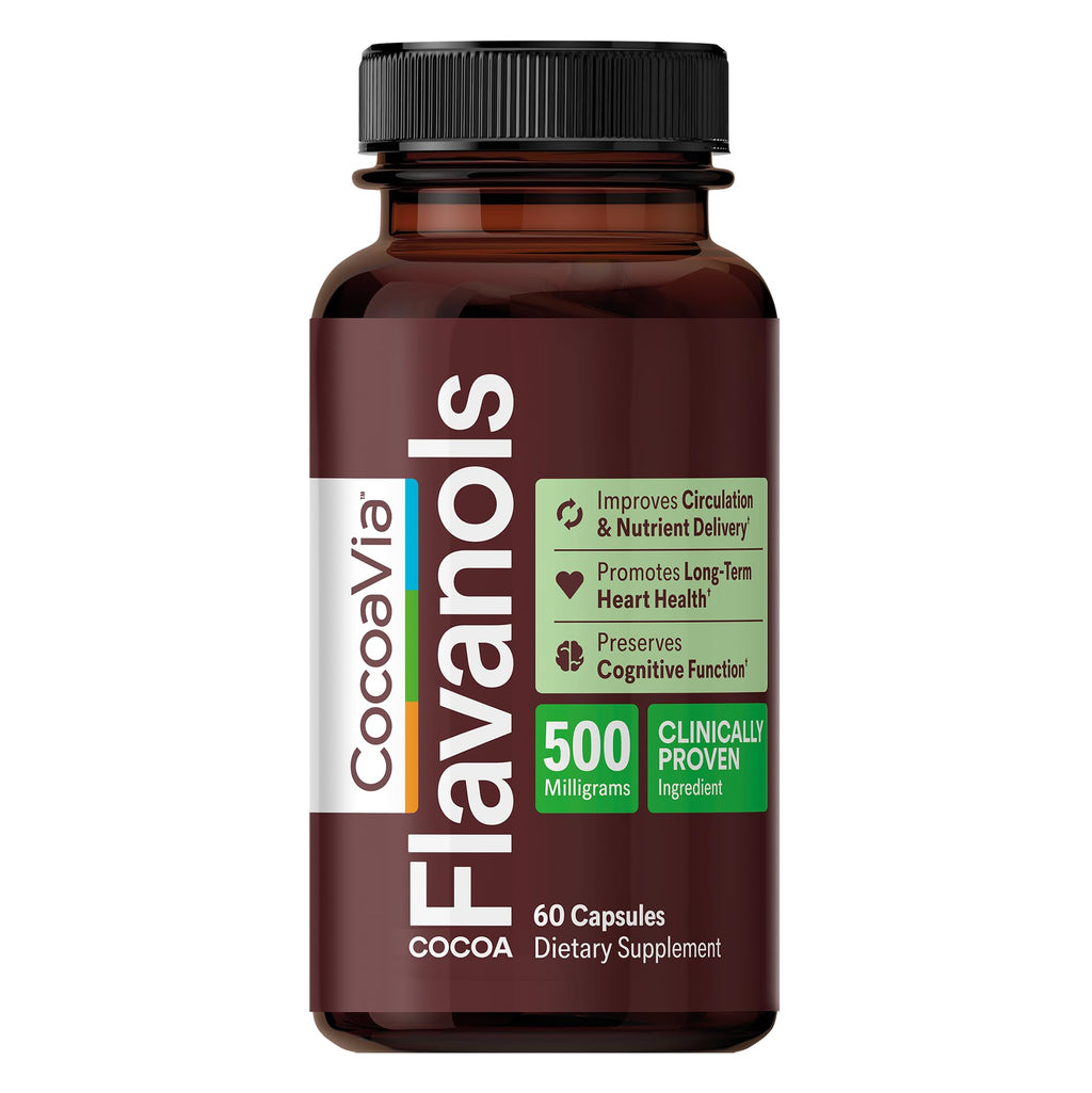 500mg High Flavanol Cocoa Supplement 60 Capsules D57455