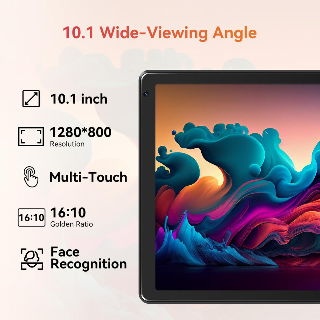 10.1" Android Tablet with Octa-core Processor 24GB RAM 128GB ROM HD IPS Touchscreen R266018