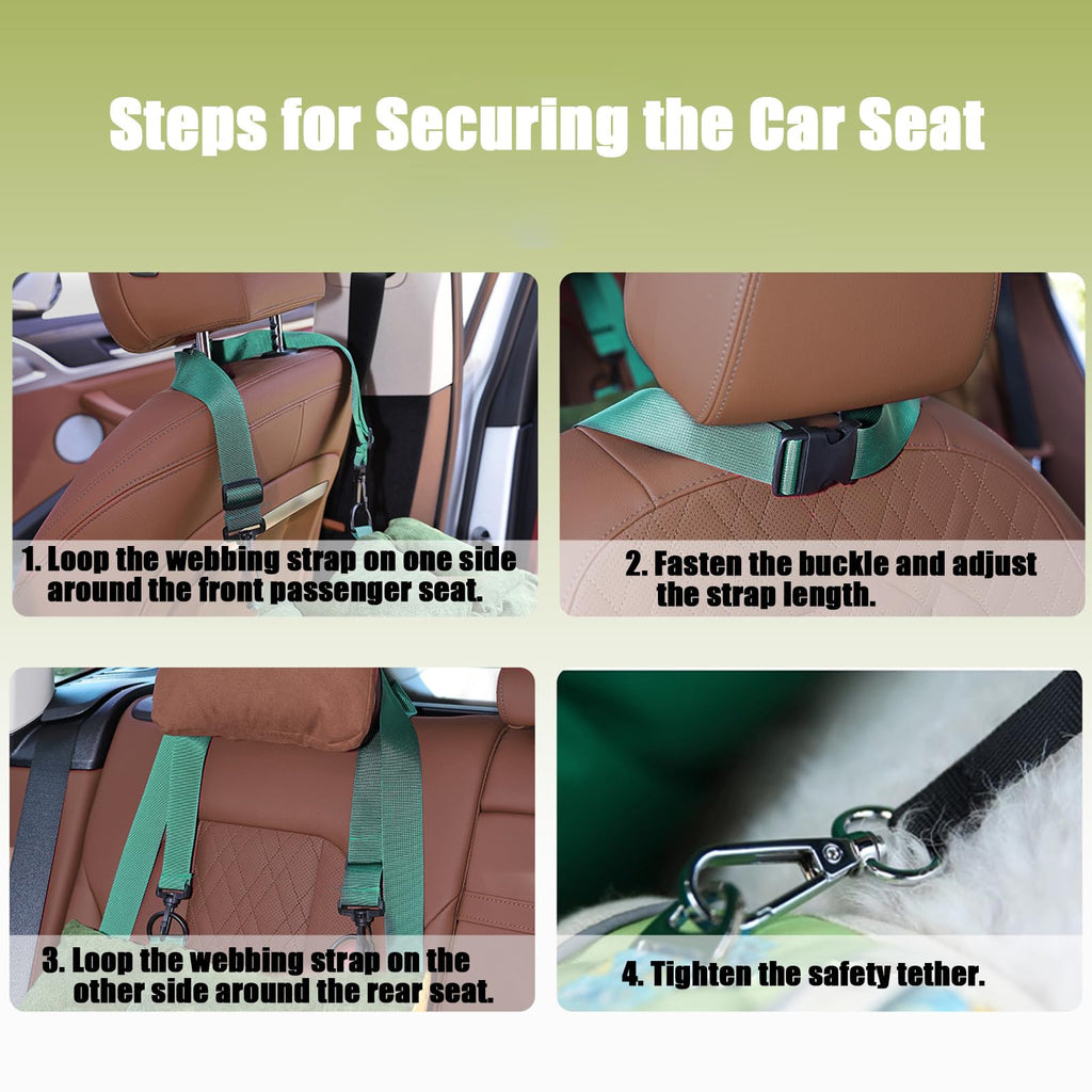 2-in-1 Dog Car Seat A296