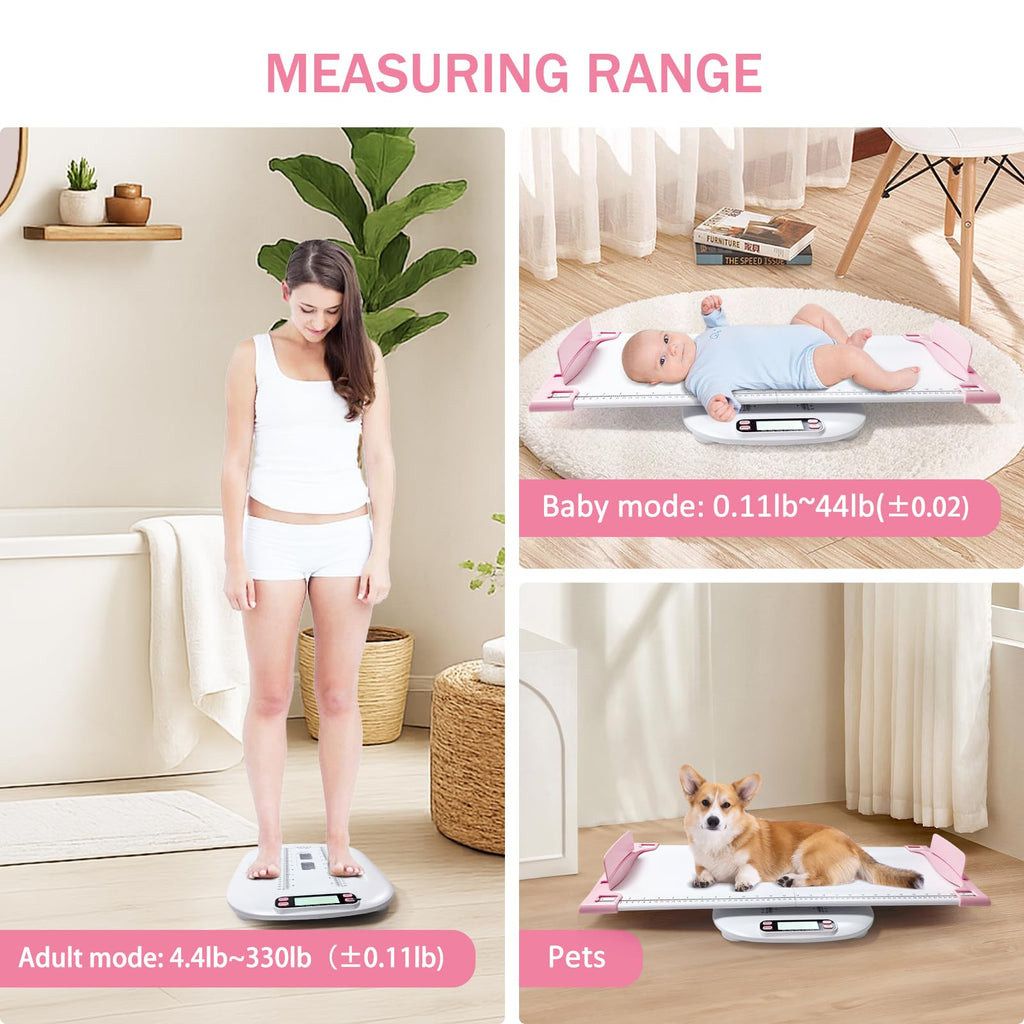 Portable Digital Pet Scale with Height Markings V931