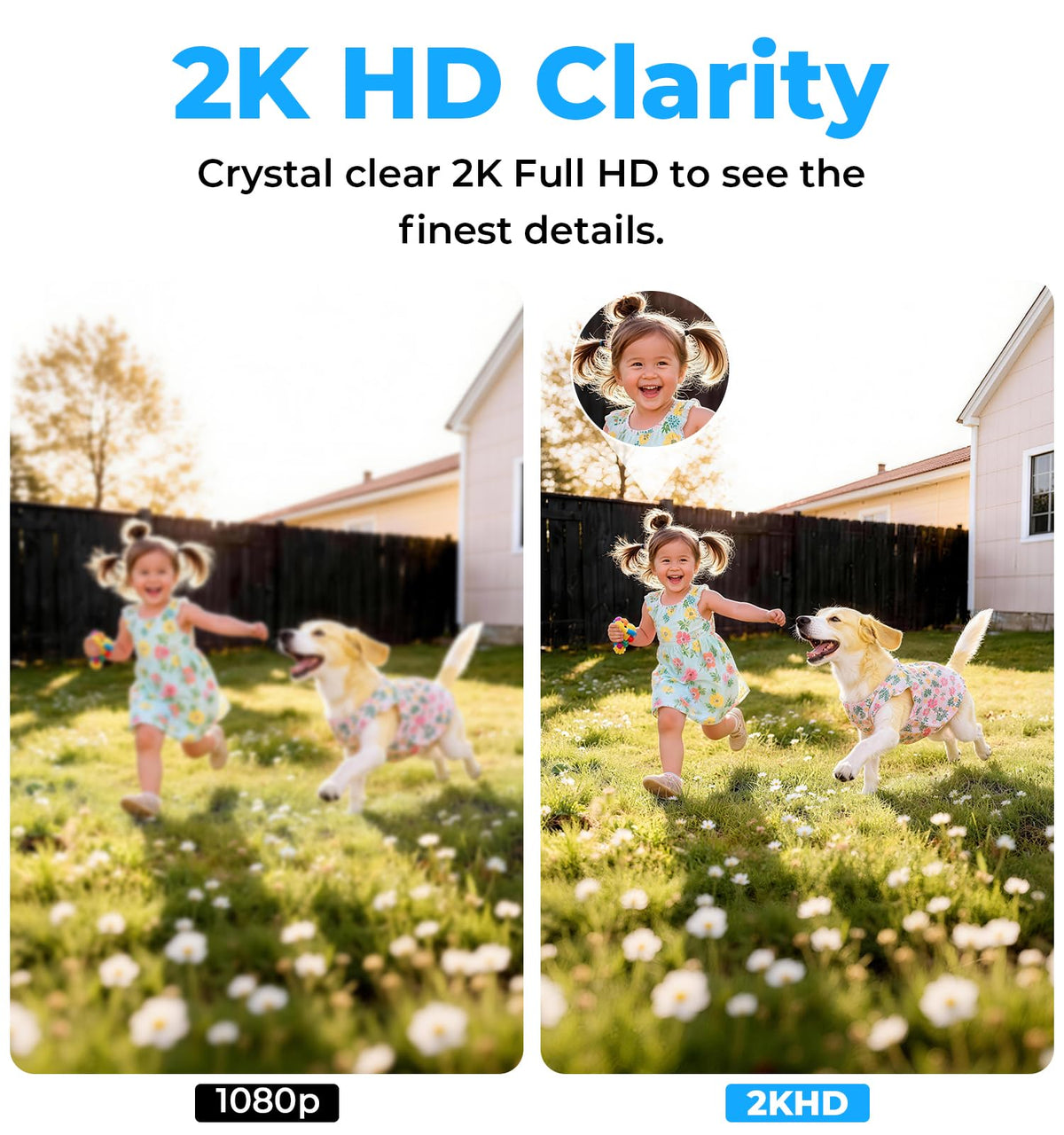 2K 5GHz & 2.4GHz WiFi Light Bulb Security Camera 360° PTZ K510