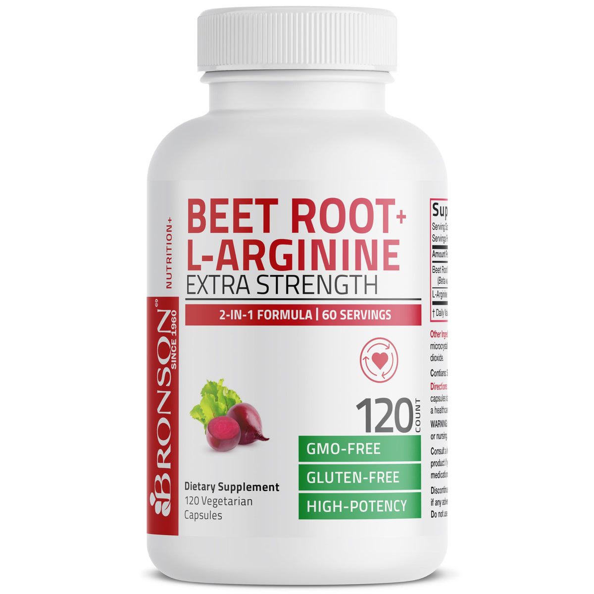 Beet Root L-Arginine 120 Capsules R759