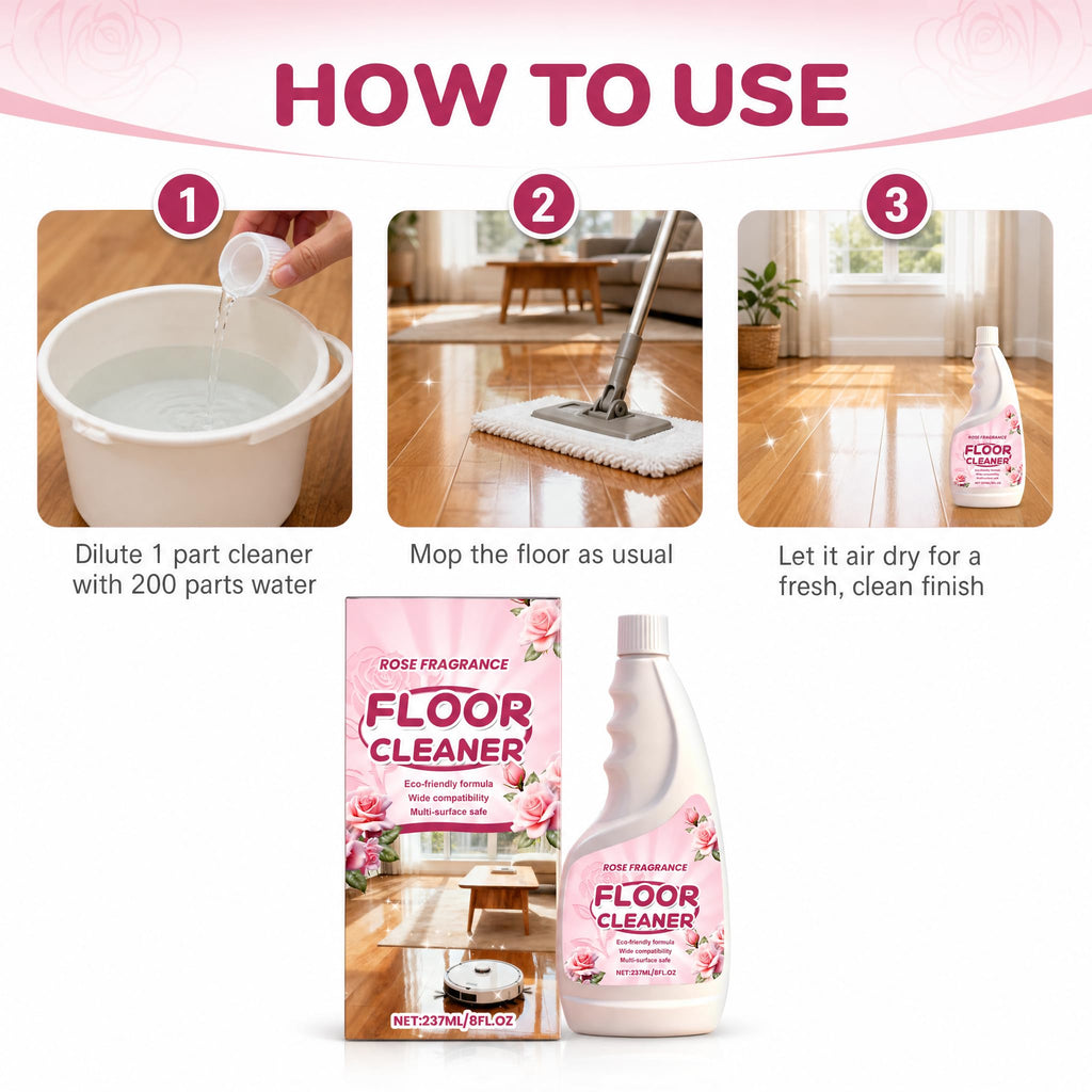 Rose Scent Floor Cleaner 8 fl.oz K3455