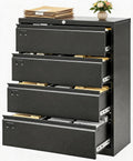 4 Drawer Metal File Cabinet with Lock J7247