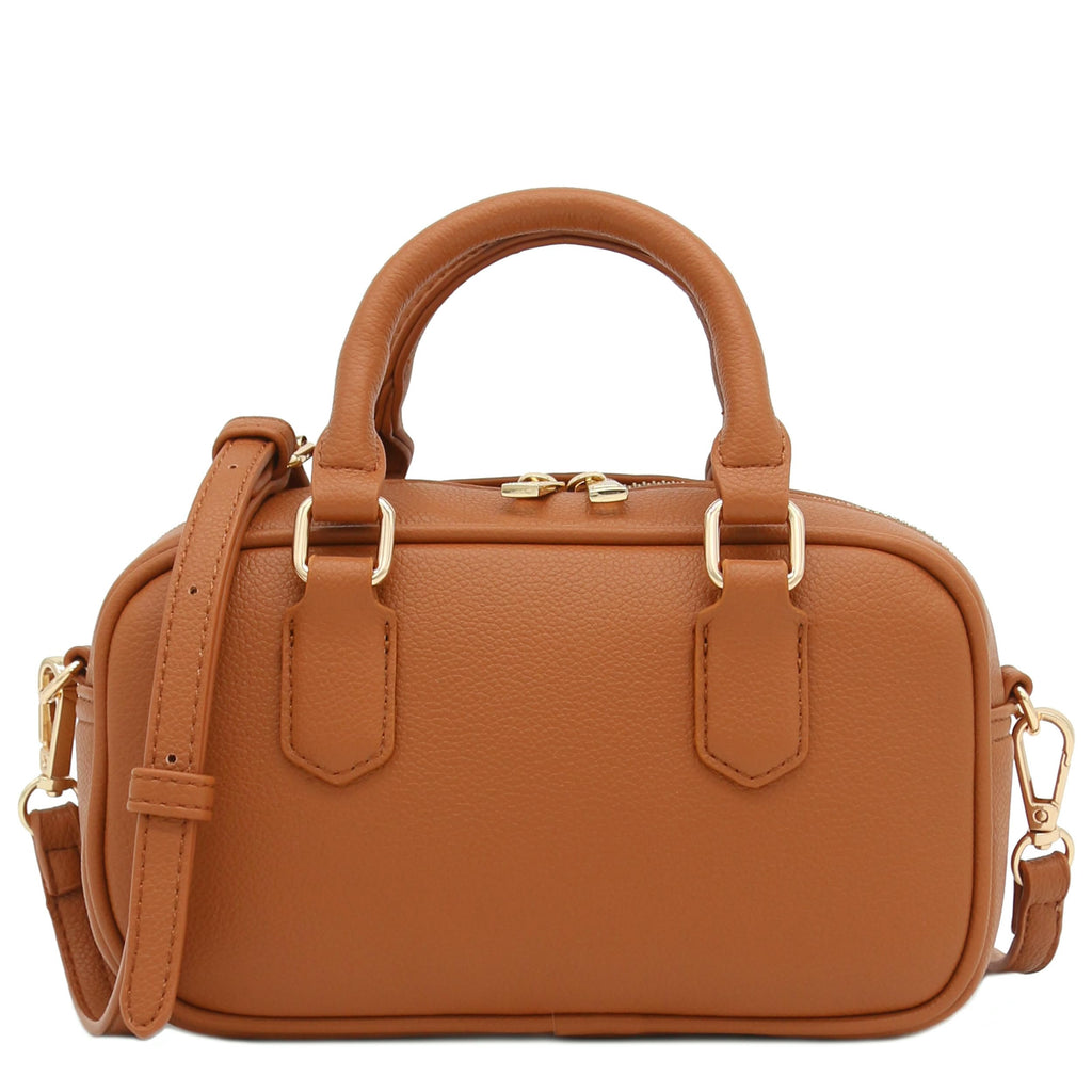 Mini PU Leather Satchel Crossbody Bag R65730