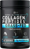 Hydrolyzed Collagen Peptides Powder, 10g Protein, Unflavored, 23.53 oz U3789