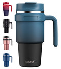 20 oz Insulated Travel Coffee Mug Tumbler with Handle and Straw I517267