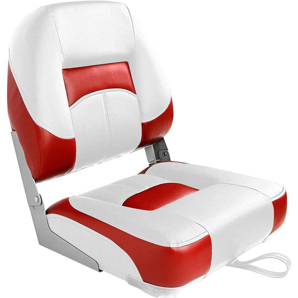 Two Tone Low Back Folding Boat Seat T2643