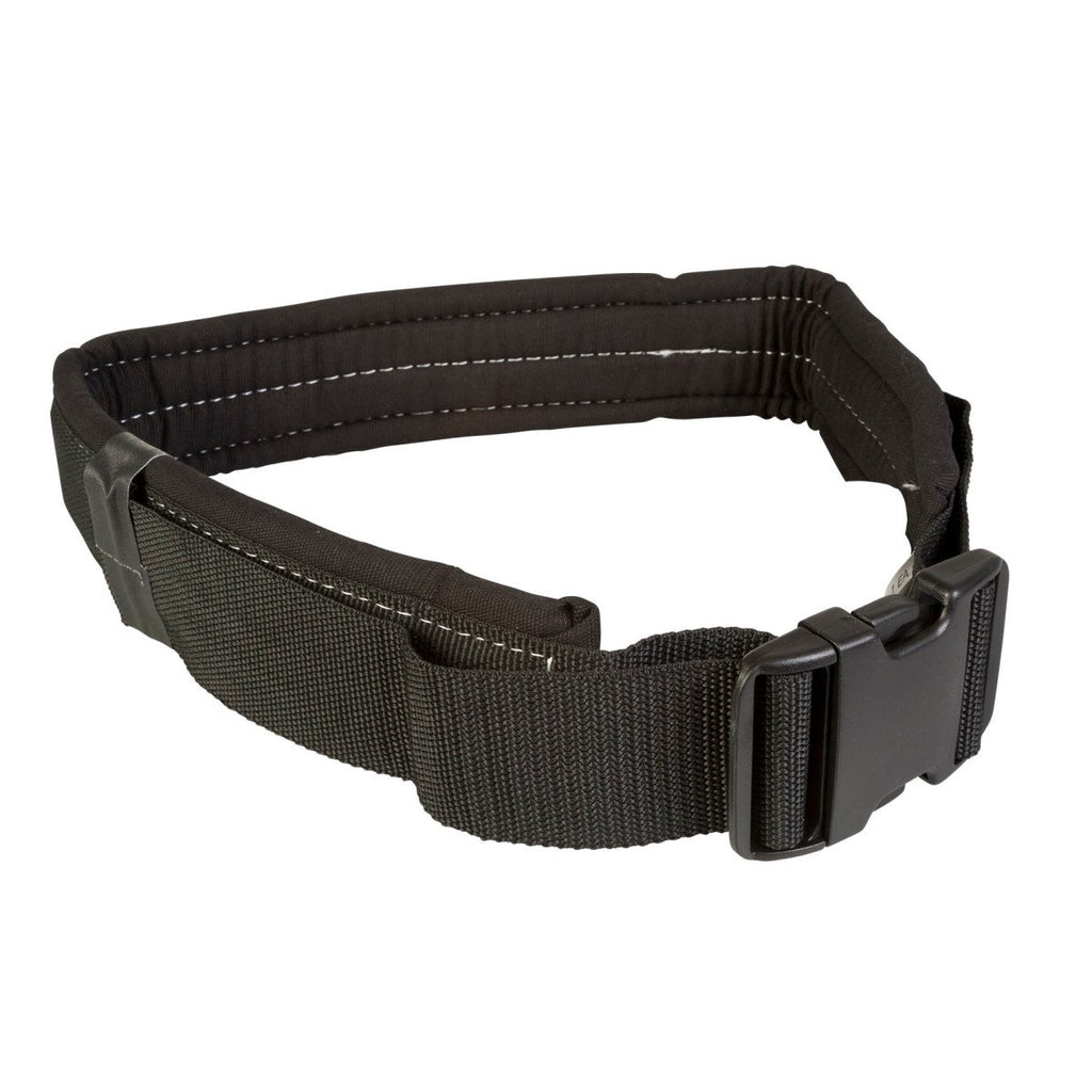 Heavy-Duty Padded Work Belt with Quick-Release Buckle, Black Y406543
