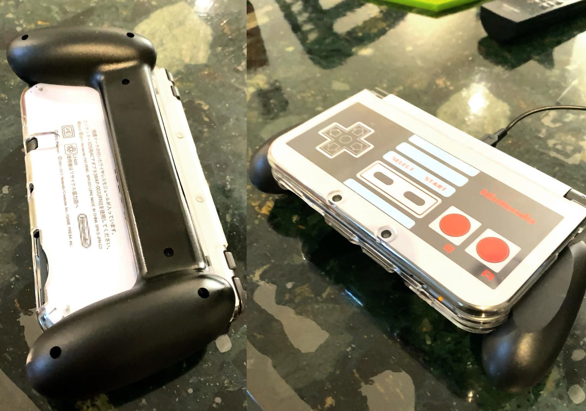 Black Hand Grips + Protective Crystal Cover L59972