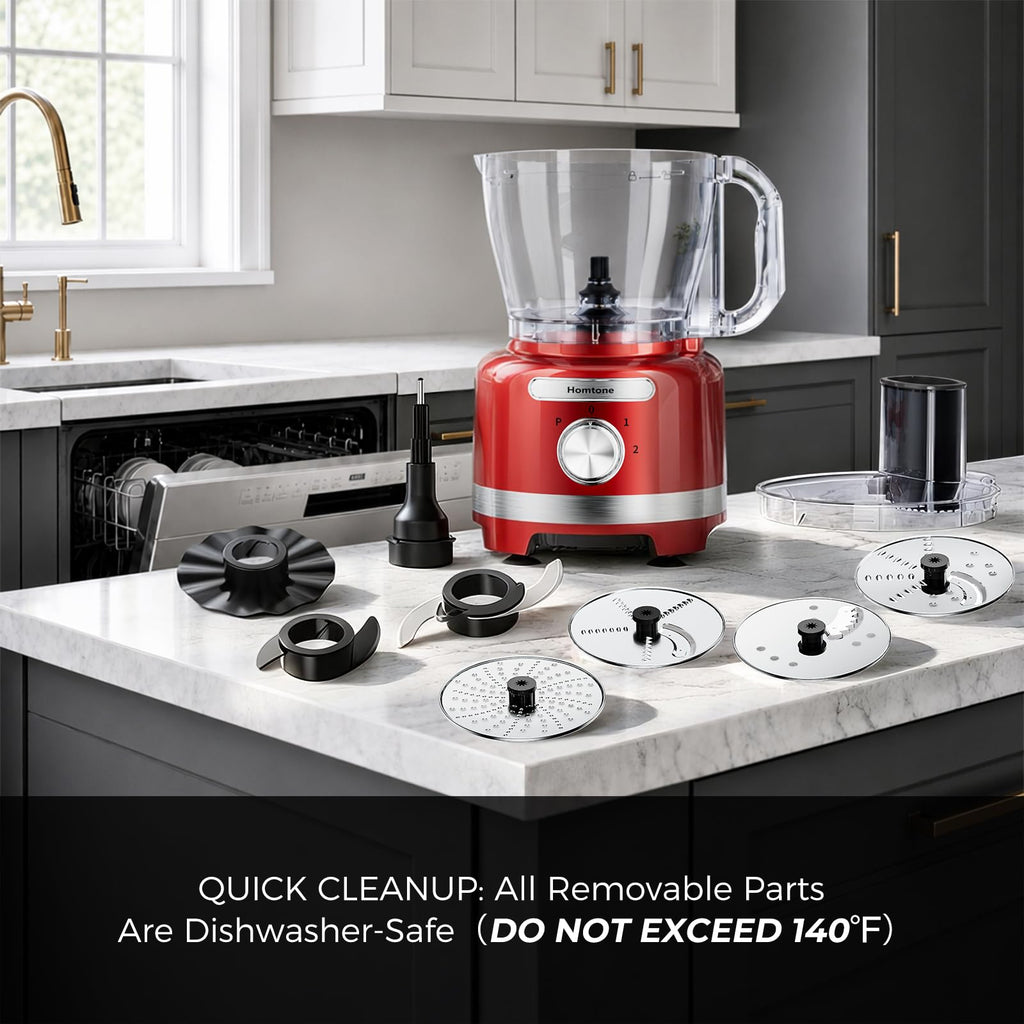 16 Cup Red Food Processor B331